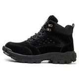 Tiger Black Lightweight Safety Boots - Steel Toe, Puncture Proof, Slip Resistant, Heat Resistant