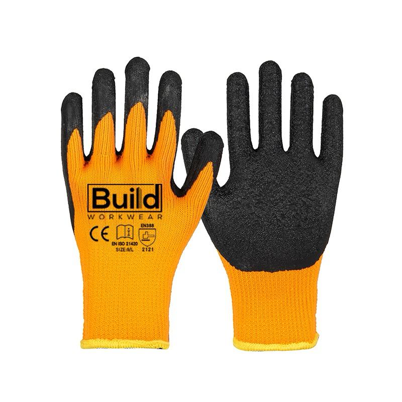 7G Cotton Latex Crinkle Coated Gloves - Superior Grip & Comfort
